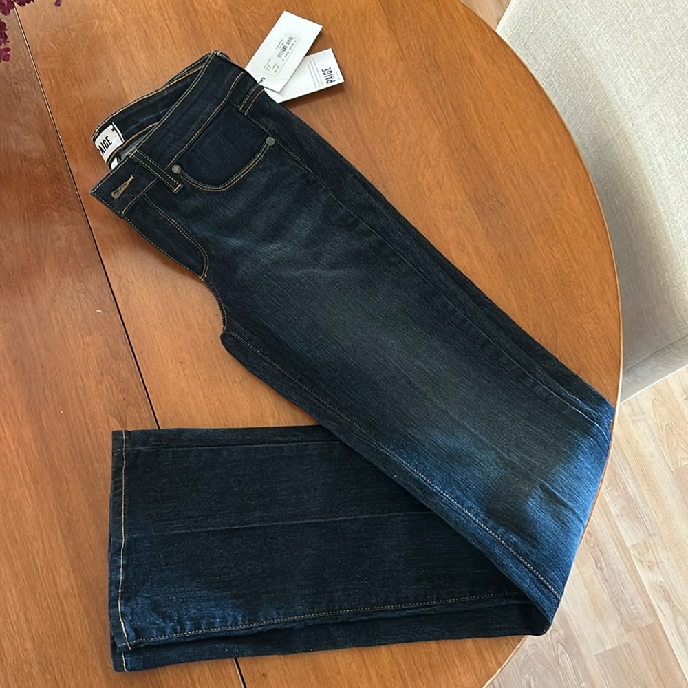 BNWT Paige dark blue jeans